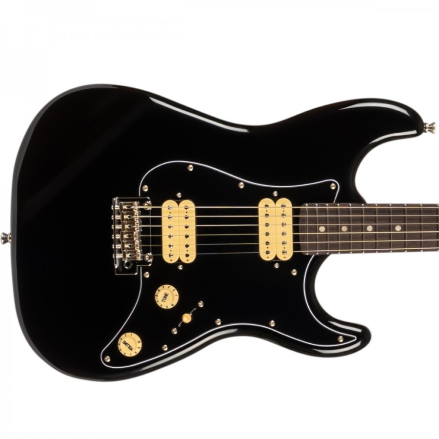 Jet Guitars JS-400 BKR H Roasted Maple / Rosewood HH - Black